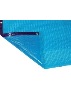 CUB. ISOTÉRMICA VERANO BURBUJAS 400 MICRAS AZUL / AZUL RIBETE EN UN LADO POOL STYLE