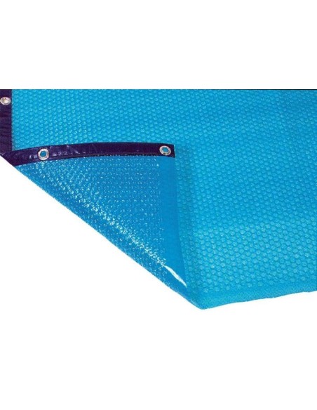 CUB. ISOTÉRMICA VERANO BURBUJAS 400 MICRAS AZUL / AZUL RIBETE EN UN LADO POOL STYLE