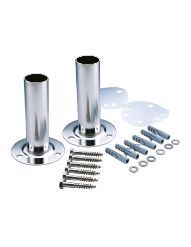 CONJUNTO 2 ANCLAJES DESMONTABLE CON PLETINA AISI316 ASTRALPOOL                                      