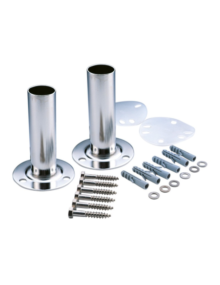 CONJUNTO 2 ANCLAJES DESMONTABLE CON PLETINA AISI316 ASTRALPOOL                                      