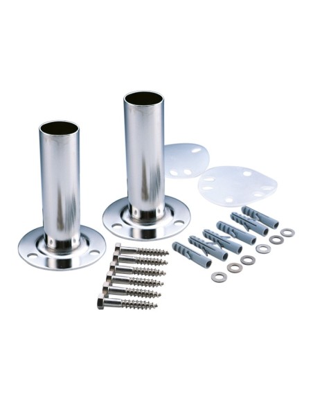 CONJUNTO 2 ANCLAJES DESMONTABLE CON PLETINA AISI316 ASTRALPOOL