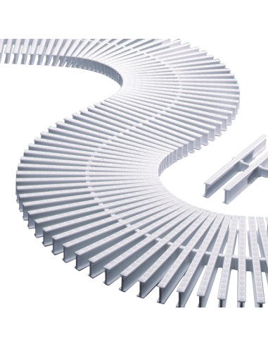 MÓDULO REJILLA TRANSV. PARA CURVAS PP BLANCO ASTRALPOOL