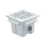 SUMIDERO 210x210 mm PISC. HORM. ABS SAL. 2" REJILLA ABS ASTRALPOOL