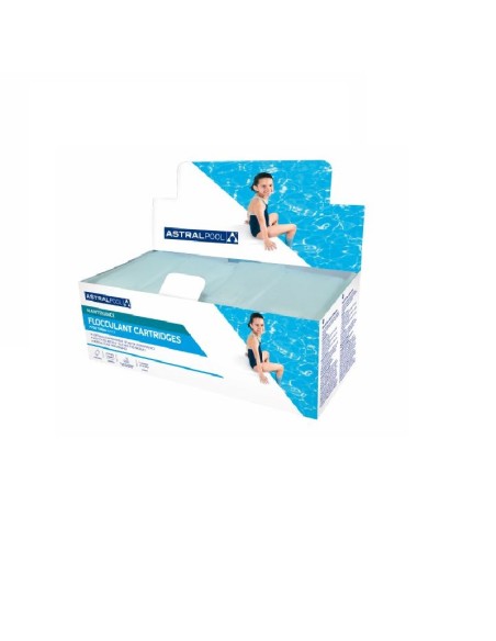 FLOCULANTE SÓLIDO EN SAQUITOS (8 Und.) 1 kg ASTRALPOOL                                              