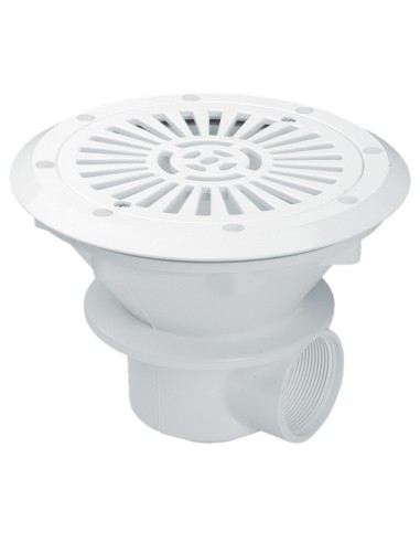 SUMIDERO PISC. PREF. LINER ABS REDONDO Ø210 SAL. 2'' REJILLA ABS BLANCO ASTRALPOOL