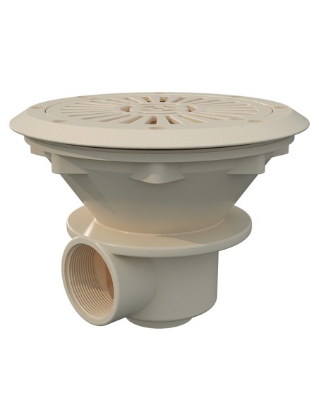 SUMIDERO PISC. PREF. LINER ABS REDONDO Ø210 SAL. 2'' REJILLA ABS BLANCO ASTRALPOOL