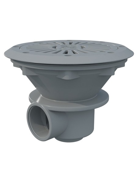 SUMIDERO PISC. PREF. LINER ABS REDONDO Ø210 SAL. 2'' REJILLA ABS BLANCO ASTRALPOOL