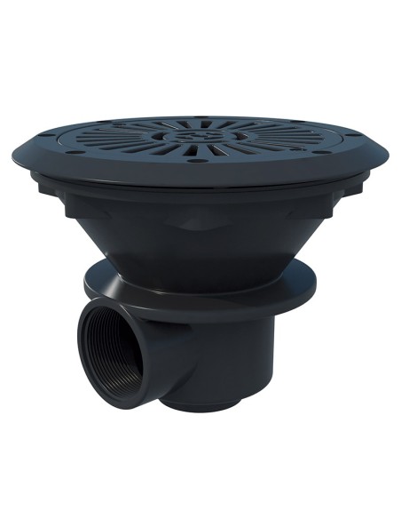 SUMIDERO PISC. PREF. LINER ABS REDONDO Ø210 SAL. 2'' REJILLA ABS BLANCO ASTRALPOOL