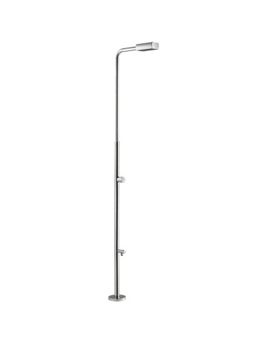 DUCHA ANGEL CON GRIFO LAVAPIES ACERO INOX ASTRALPOOL                                                