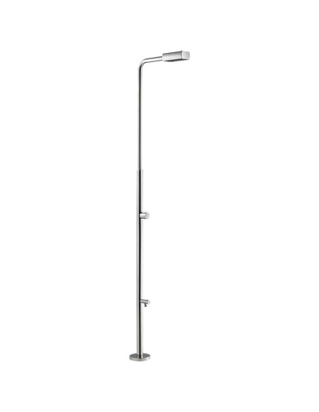 DUCHA ANGEL CON GRIFO LAVAPIES ACERO INOX ASTRALPOOL                                                