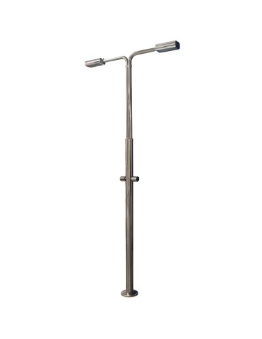 DUCHA ANGEL ACERO INOX. AISI-304 CON 2 ROCIADORES ASTRALPOOL