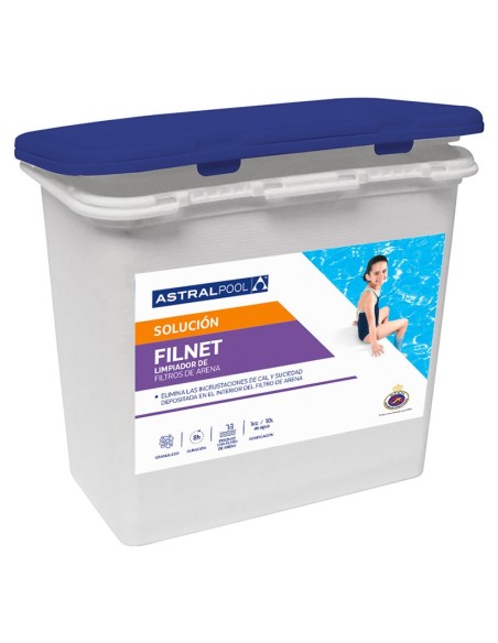 FILNET LIMPIADOR FILTRO ARENA SOLIDO 1,5Kg. ASTRALPOOL