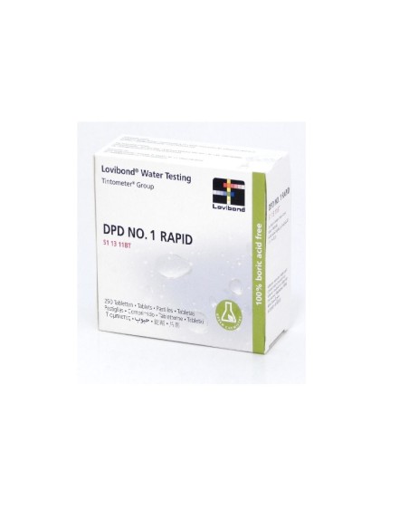 TABLETAS REACTIVO DPD Nº1 RAPID (250 Und) LOVIBOND                                                  