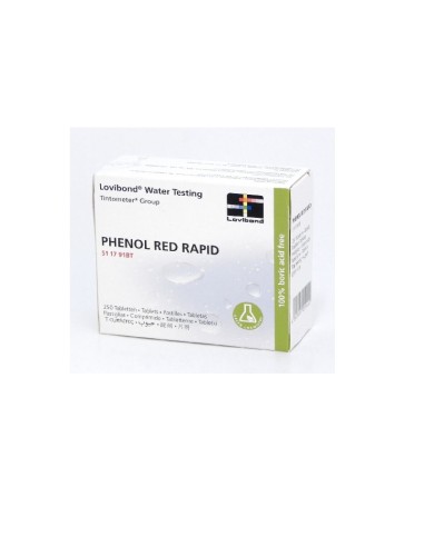 TABLETAS REACTIVO DPD PHENOLRED(250 U) RAPID LOVIBOND