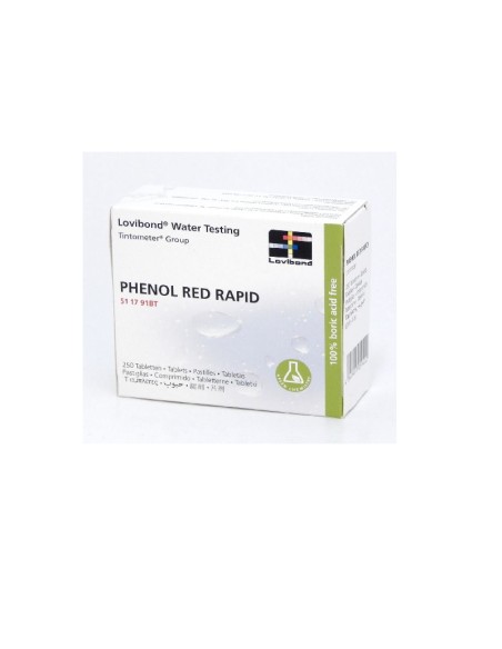 TABLETAS REACTIVO DPD PHENOLRED(250 U) RAPID LOVIBOND