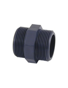 MANCHÓN DOBLE ROSCA PVC roscar macho CEPEX