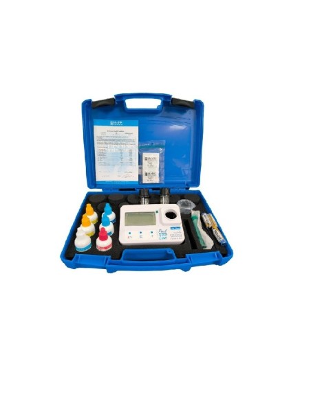 Fotómetro Pool Line (CL/CL T.l/pH/Ácido C.)+react.+maletin HANNA