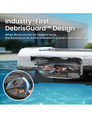 ROBOT SURFER M2 WHITE SKIMMER CON BATERIA AIPER