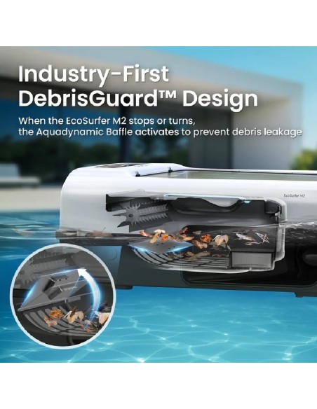 ROBOT SURFER M2 WHITE SKIMMER CON BATERIA AIPER