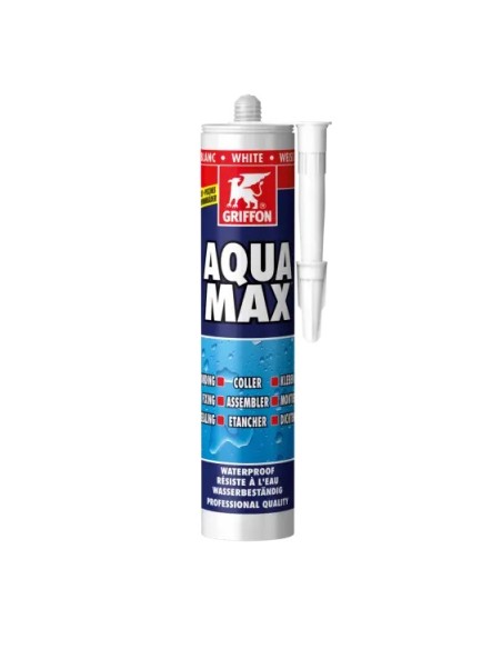 AQUA MAX ADHESIVE CARTRIDGE 425G WHITE