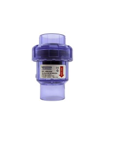 Valvula Anti Retorno T Clear PVC H 14mBar Metrica 2xH50mm TORNADO