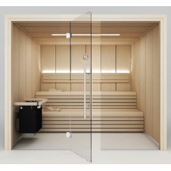 SAUNA MODELO INNSBRUCK 200X200X210 8KW 230/400 3~ PANTALLA TACTIL EXTERIOR ASTRALPOOL