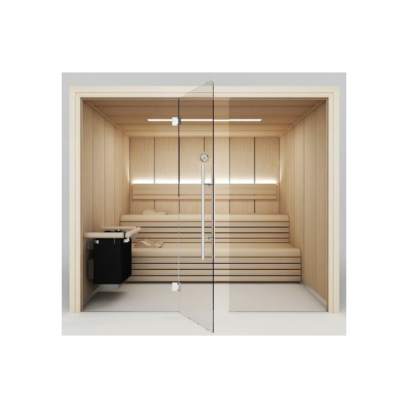 SAUNA MODELO INNSBRUCK 200X200X210 8KW 230/400 3~ PANTALLA TACTIL EXTERIOR ASTRALPOOL               