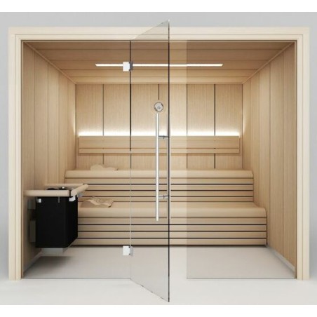 SAUNA MODELO INNSBRUCK 200X200X210 8KW 230/400 3~ PANTALLA TACTIL EXTERIOR ASTRALPOOL               