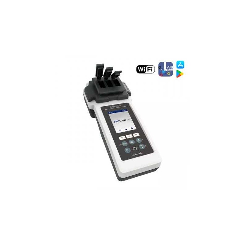 FOTOMETRO POOL LAB 2.0 Bluetooth / WIFI (24 Parametros de medición)                                 