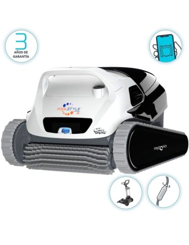 ROBOT POOLSTYLE 40i CB Piscinas hasta 12 m. Incluye carro de Transporte DOLPHIN