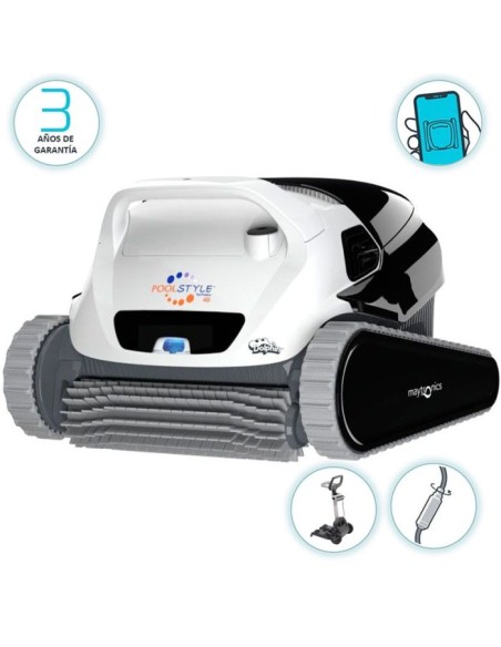 ROBOT POOLSTYLE 40i CB Piscinas hasta 12 m. Incluye carro de Transporte DOLPHIN